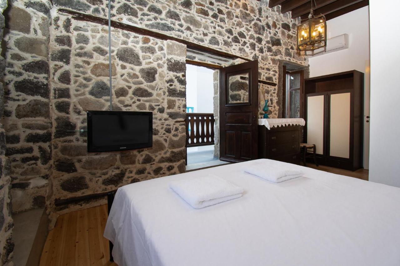 Apartament Plousiadi΄s Stone House Skála Zewnętrze zdjęcie